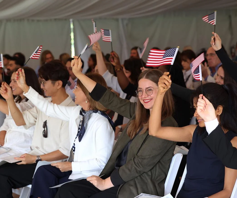 Thirty people from 28 countries took the Oath of Allegiance Sept. 19 at Oatlands in Leesburg and became the nation's newest citizens. Alexis Gustin/Loudoun Now