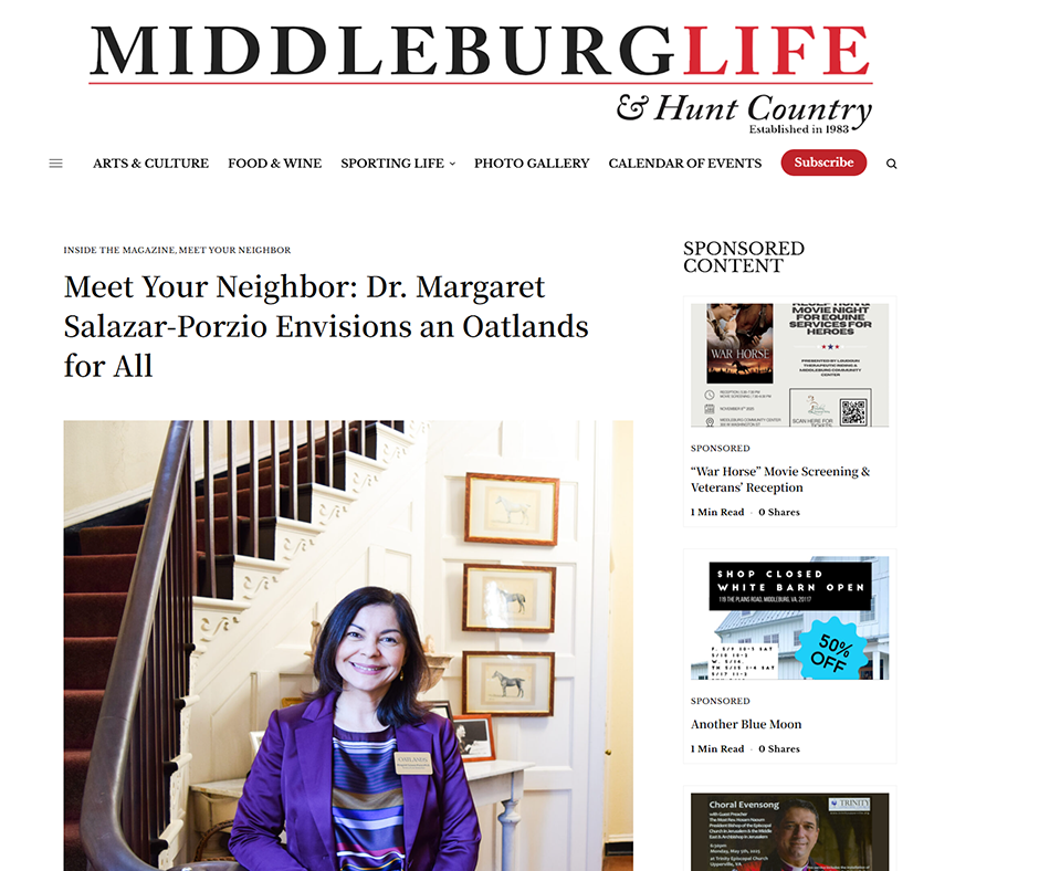 Middleburg Life Article